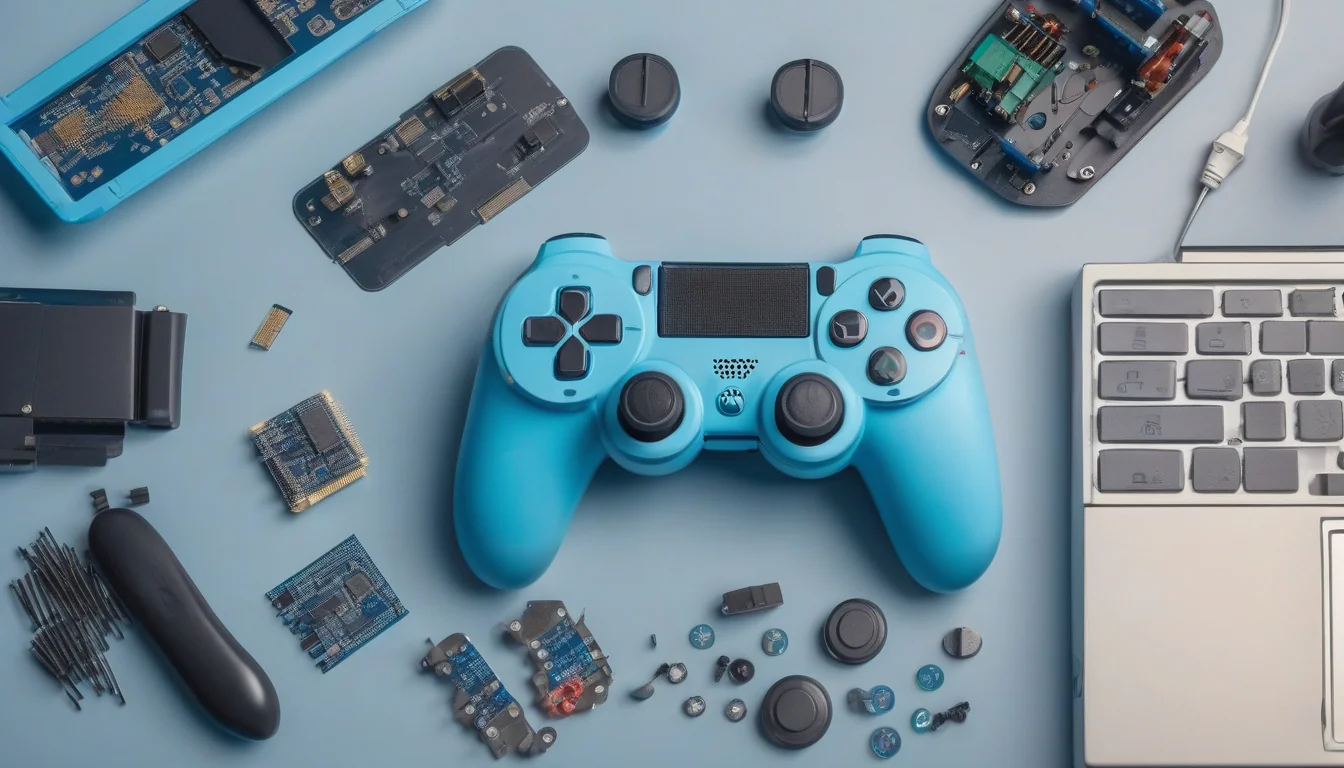 Joystick i gamepad po sprawdzeniu przycisków oraz łączności