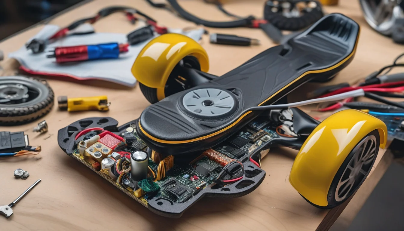 Diagnostyka hoverboardu tracącego balans podczas jazdy