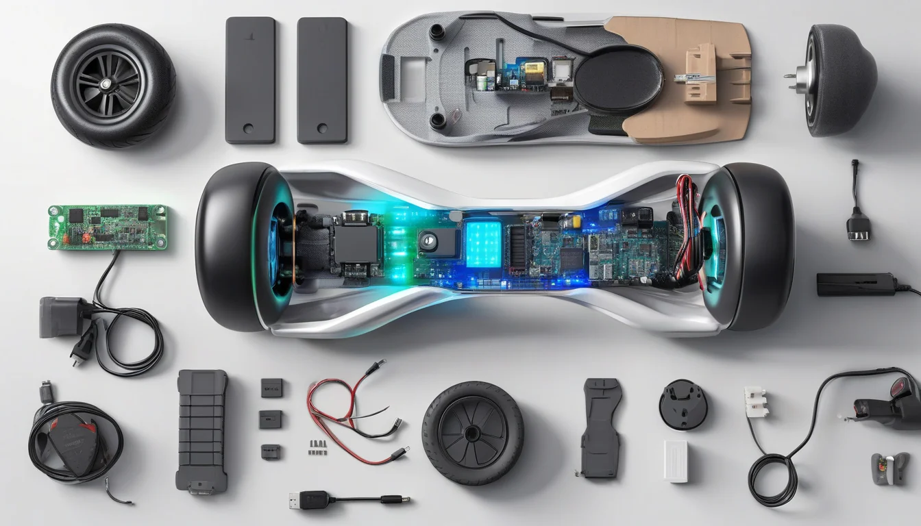 Sprawdzanie płyty żyroskopowej i sterownika hoverboardu