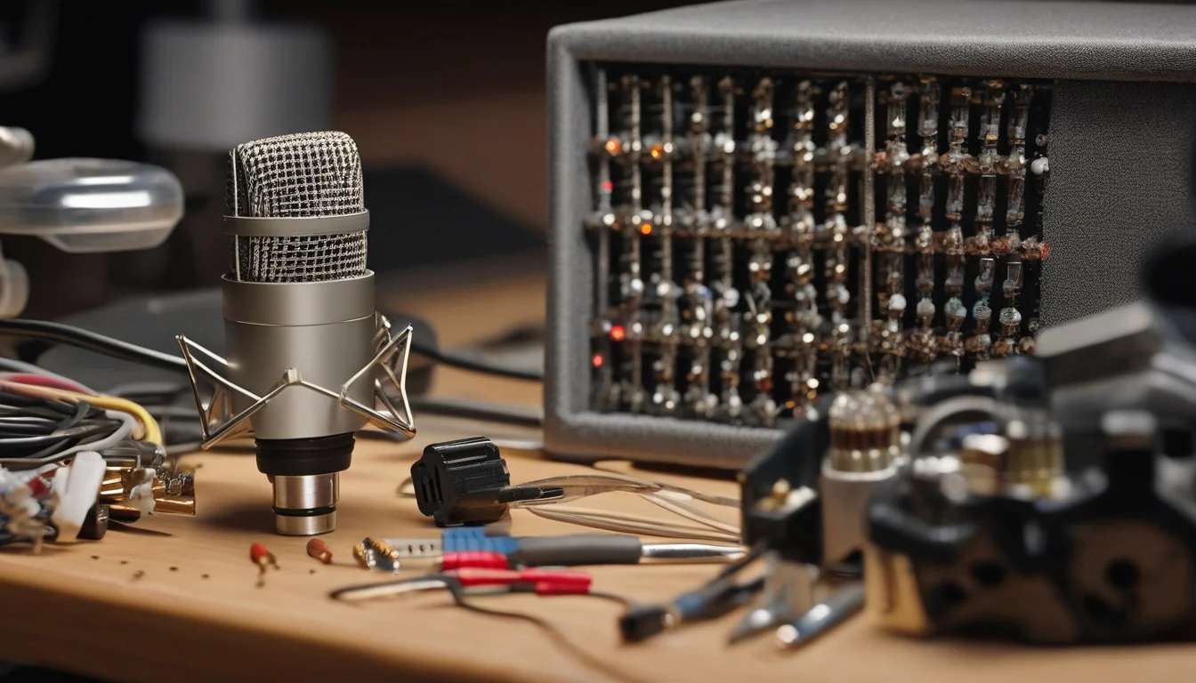 Diagnostyka kapsuły i toru audio mikrofonu