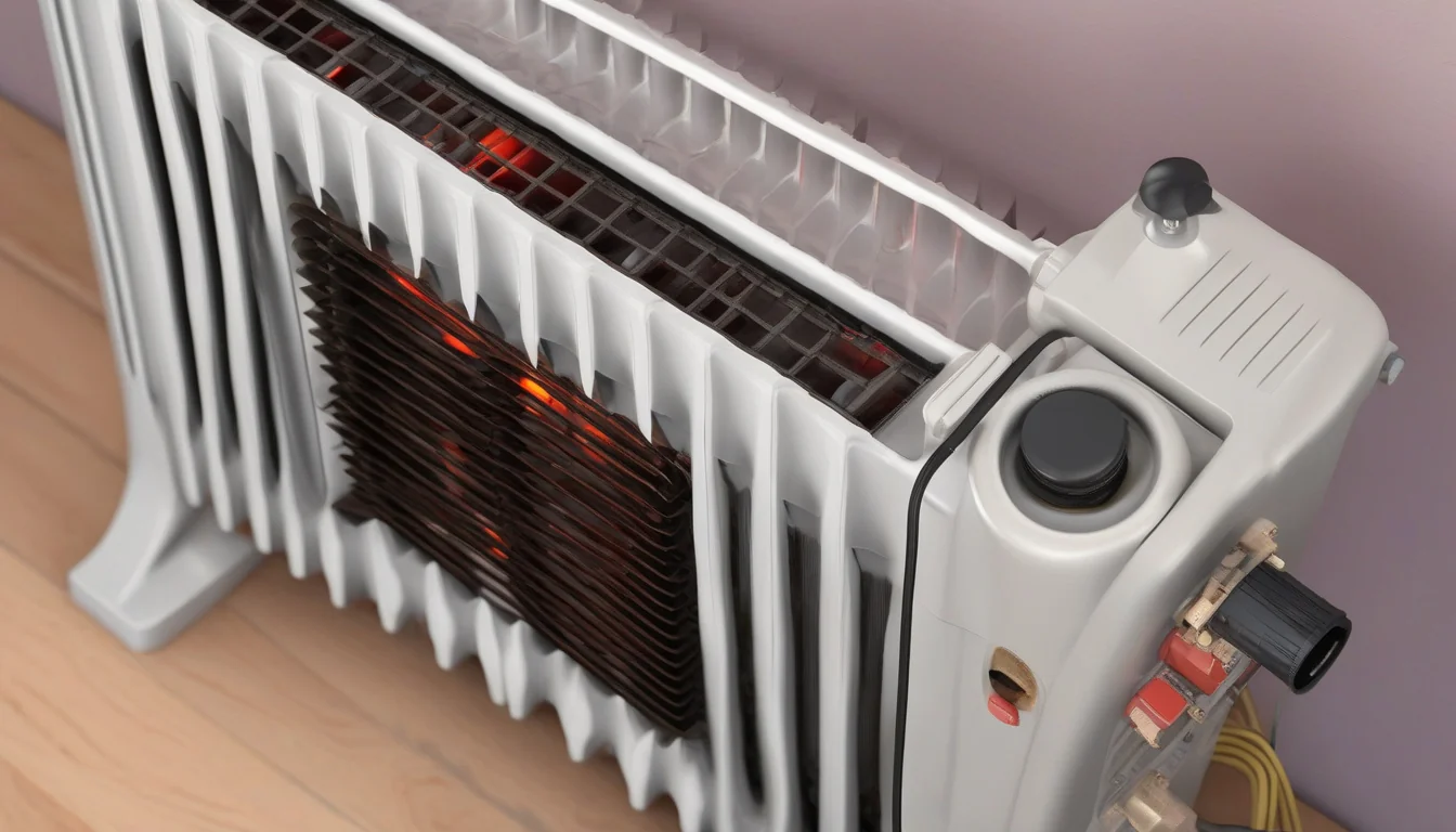 Kontrola termostatu i wentylatora grzejnika elektrycznego
