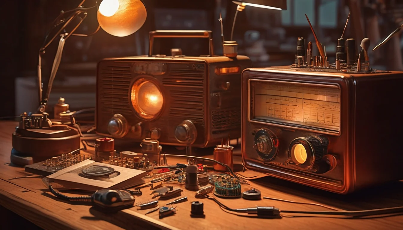 Odbiornik radiowy po kontroli anteny i zasilania