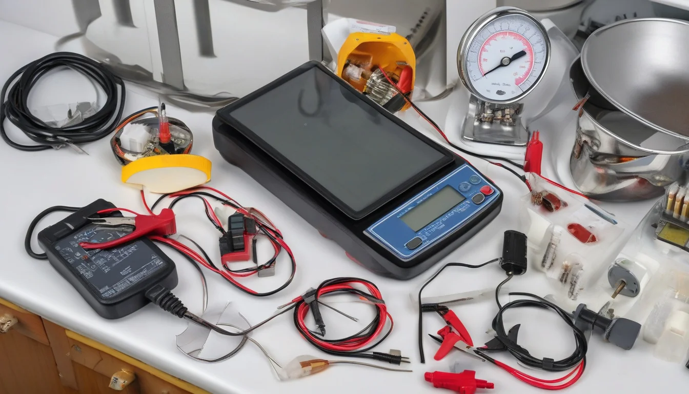 Wyświetlacz wagi elektronicznej z niestabilnym wskazaniem