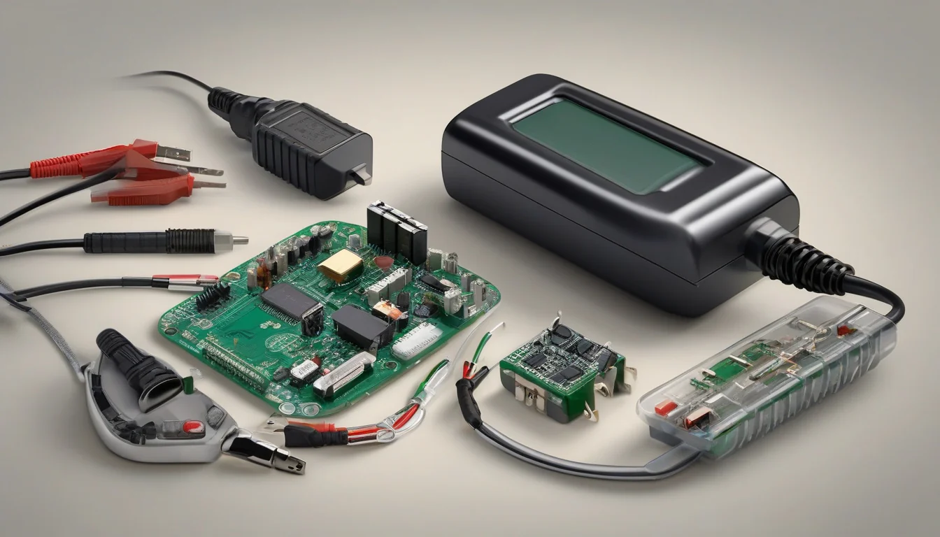 Ładowarka z uszkodzonym złączem USB podczas diagnostyki